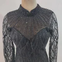 لباس مجلسی زنانه خیلی شیک مزون دوری هست|لباس|ابریشم, |دیوار