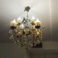 لوستر برنزی قلم کاری