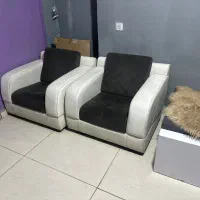 میز مدیریت همراه ۴ عدد مبل و میز جلو مبلی|مبلمان اداری|اراک, |دیوار