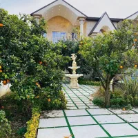 ویلادوبلکس-نما-مدرن-حیاط-مشجربدون-مشرف-شهرکی