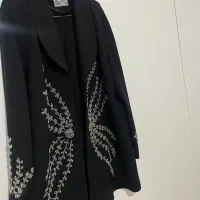 کت و مانتو فوق مجلسی جواهر دوزی سایز بزرگ