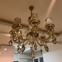 لوستر ۸ شاخه|لوستر و چراغ آویز|تهران, سوهانک|دیوار