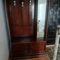 سرویس چوب و آینه شمعدان