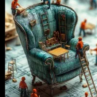 تعمیرمبل وصندلی خانگی ورستوران .درمنزل وکارگاه