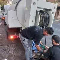 تخلیه چاه و واتر جت رفع گرفتگی لوله فاضلاب