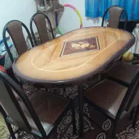 میز غذا خوری ۶ نفره|میز و صندلی غذاخوری|اردبیل, |دیوار