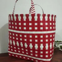 سبد دست بافت|لوازم خیاطی و بافتنی|تیکمه داش, |دیوار