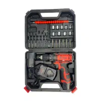 دریل شارژی ۲ سرعته با لوازم ادون