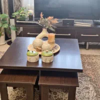 ست کامل مبلمان ال به همراه میزناهارخوری و میزTV|مبلمان خانگی و میز عسلی|تهران, کوی بیمه|دیوار