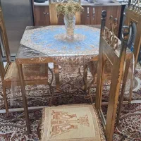 میز غذا خوری 4نفره فرفورژه