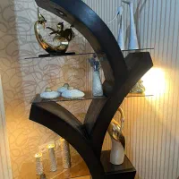 بوفه تزئینی با تمام وسایل، بهترین جنس|بوفه، ویترین، کنسول|بندرعباس, |دیوار