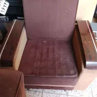 مبل هشت نفره نشیمن فنری تخت شو فروش فوری