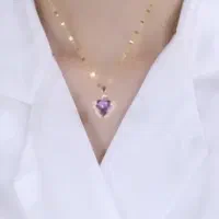 گردنبند استیل طرح قلب