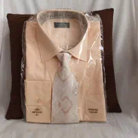 ست پیراهن و کراوات مردانه گلبهی نو آکبند