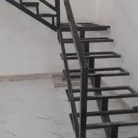 جوشکاری سیار در حیاط و شیروانی حفاط راه پله الاچیق