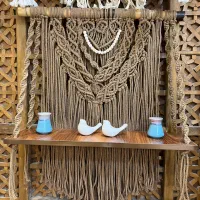 کوسن مکرومه|صنایع دستی و سایر لوازم تزئینی|شیراز, غدیر جنوبی|دیوار
