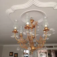 لوستر|لوستر و چراغ آویز|اراک, |دیوار