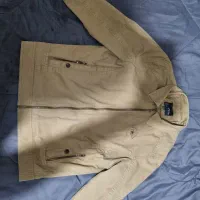 کاپشن پاییزه جیپ رنگ خاکی سایز 4XL