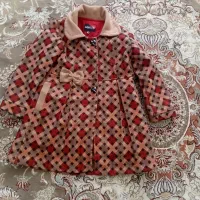 پالتو دخترانه درحد نو|کفش و لباس بچه|کنگاور, |دیوار