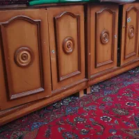 به نام خدا کمد زیر رخت خوابی دوتکه تمیز چوب گردو|جاکفشی، کمد، دراور|یاسوج, |دیوار