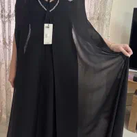 پیراهن ماکسی مجلسی مشکی