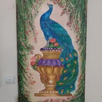 تابلو نقاشی طاووس