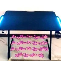میز گیمینگ حرفه‌ای RGB مخصوص PS5|میز تحریر و کامپیوتر|پرند, فاز ۳|دیوار