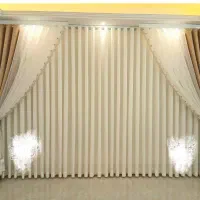 پرده مینی مال /پانچ /مخمل هازان ۹۹۰آماده|پرده، رانر، رومیزی|پرند, فاز ۶|دیوار