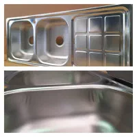 سینک استیل پیانویی پیانوئی  دوش ماساژور دار|مصالح و تجهیزات ساختمان|پاکدشت, پاکدشت (مامازند)|دیوار