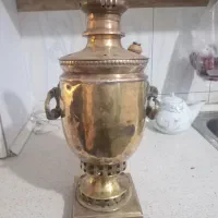 سماور عتیقه قدیمی نیکالای|کلکسیون اشیاء عتیقه|ری, علایین|دیوار