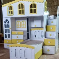 کابینت ام دی اف هایگلاس کمددیواری تخته خواب
