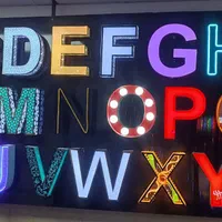 تابلوروان ثابت ال ای دی led چنلیوم نئون تعمیر پاور