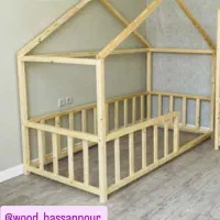 تخت کلبه ای تخت کودک سرویس نوزاد