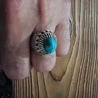 انگشتر نقره با رکاب دست ساز|جواهرات|رشت, گلباغ نماز|دیوار