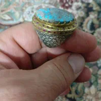 انگشتر نقره فیروزه شجری دست ساز