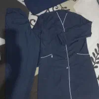 لباس کار زنانه مانتو شلوار و دوعددمقنعه کار