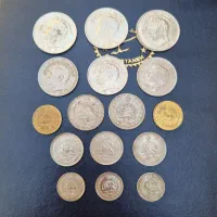 ۱۶ عدد سکه پهلوی شاهنشاه