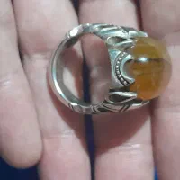 عقیق زرد  یمنی رگه دار|جواهرات|کوچصفهان, |دیوار