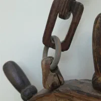ساعت دیواری چوبی طرح لنگر|ساعت دیواری و تزئینی|تهران, شهرک آزادی|دیوار
