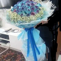 گل رز طبیعی شاخه ای40