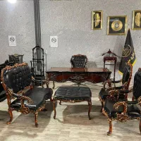 مبلمان اداری دسته چوبی کلاسیک صندلی|دفتر کار|اصفهان, رحیمآباد|دیوار