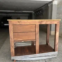 میزکار چوبی چوب روس و پلای وود