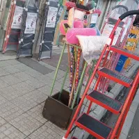 نردبان تمام فلزی تاشو سنگین پله ای ۴۳۰