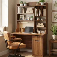 میز تحریر کتابخانه دار مدل ورساج ۱۱۰ در ۶۰