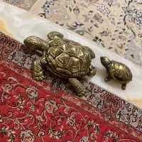 سه عدد لاکپشت برنزی|کلکسیون اشیاء عتیقه|تهران, آذربایجان|دیوار