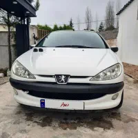 پژو ۲۰۶ تیپ ۵ مدل ۹۵ بیرنگ بسیار سالم و تمیز