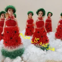 فروش تعدادی عروسک یلدا با کاموا