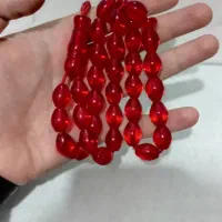 تسبیح سندلوس اناری ۳۵ عددی . تخم مرغی کد ۲۰۸