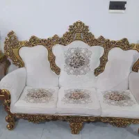 مبل طرح سلطنتیMDF همراه با میز ناهارخوری درحدنو