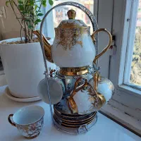 ست قوری و فنجون نلبکی